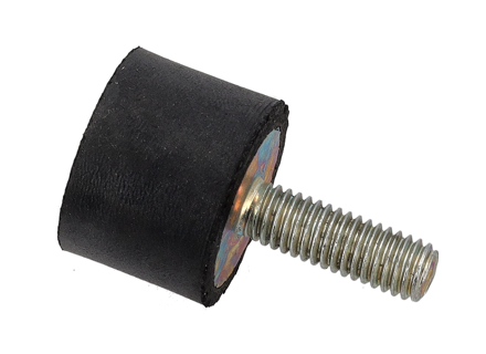 Bevestiging van de airco-condensorventilator met gelijmde rubberen buffer. Porsche 928 - 1978-79 - 99970330500 - PGMLCC