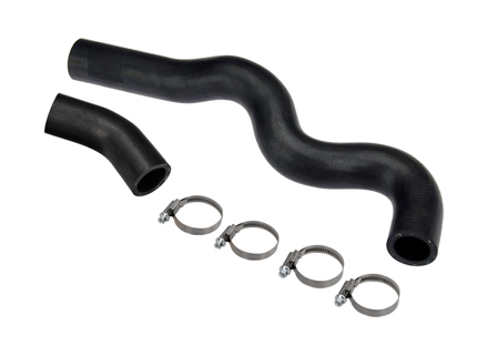 Kühlwasserschläuche am Wasserpumpengehäuse. Satz mit 2 Stück für Porsche 996 Turbo / 996 GT2 / 996 GT3 - 99610652973, 99610652971, 99610647775 - URO-015115