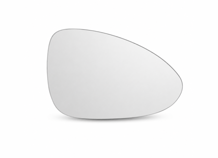 Door mirror glass (Convex), Right for LHD. Porsche 971 Panamera - 971857522B - ZJ-7144-R