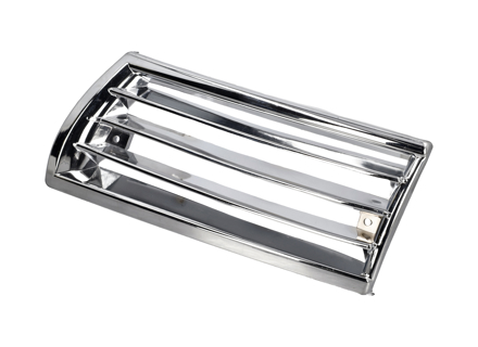 Horn Grille - Chrome Plastic Porsche 911 / 912 1965-68 - 90155943127, 90155943227, 90155943121, 90155943221, 90155943123, 90155943223, 1684500176, 1684500186, PCG55943150, PCG55943250
