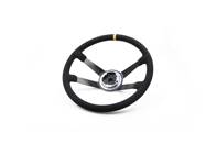 Alcantara 380mm steering wheel dished. Porsche 911T / 911E / 911S / 911RS - 91134708400, 91134708200, 90134708105, 90134708115, 91134708205, 90134708100, 90134708110