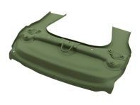 Front Suspension Repair Panel. Porsche 911 1965-89 - 91150195501, PP200, P200, 90150158020, 9480 - CB.043.001