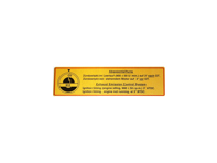 Sticker ignition timing. Porsche 912 - 90100651002, 911856-02, 911856/02