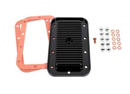 Engine Sump Plate Kit with Cooling Fins Billet Aluminium. Porsche 356 / 912 - 53901150 - ALL-PBY-3