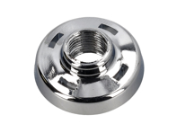 Garniture de rosace de cadre en plastique chromé pour interrupteur de tableau de bord. Porsche 911 69-73 - 91161321300 - 10312316119