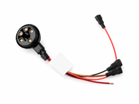 Faisceau de relais de dégivrage de lunette arrière. Porsche 911 1971-73 - 91161205400 - BP PS9227G