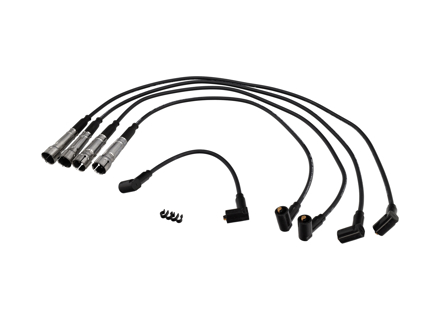 Ignition HT lead set. Porsche 924 1977-85 - 477905441, 477905442, 477905443, 477905444, 477998031, 93160910501, 93160910502, 93160910503, 93160910504, 93160910506 - ZEF408, ZEF408