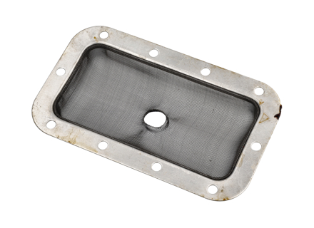 Schermo coppa olio con foro 16mm. Porsche 356/912 - 61610138000 - 616 101 380 00