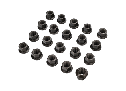 Radmutter (offenes Ende) Kugelbund R14 (Gun Metal Finish) passend für verschiedene Porsche Modelle - N0201121 - LS02, 01214