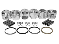 Kolbensatz, JE Forged. Porsche 911S 2.2/2.4 - 008 911 84P JE, 008 911 86EP JE, 008 911 86SP JE, 00891184PJE, 00891186EPJE, 00891186SPJE