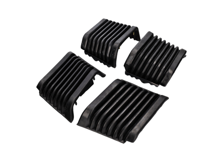 Bumper bellows, Front and Rear set. Porsche 911/930 1974-89 - 91179950563, 91179950564, 91179950513, 91179950514, 91179950565, 91179950566, 91179950515, 91179950516