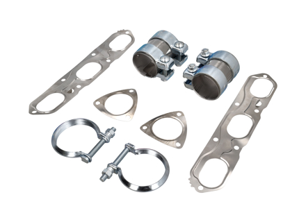 Kit de montage d'échappement. Porsche (911) 996 C2 /C4 / C4S - 99611110755, 99611111350, 99711152000, 99611110800