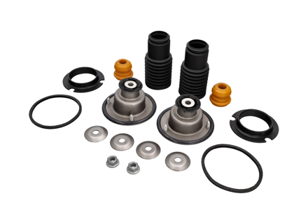 Rear Shock Absorber Top Mount & Overhaul Kit. Porsche 986 Boxster 1997-04 - PAF103353, 99634310703, 98733305900, 98633328501, 98633350902, 98633350402, 98633350403, 98633330101, 98633350501