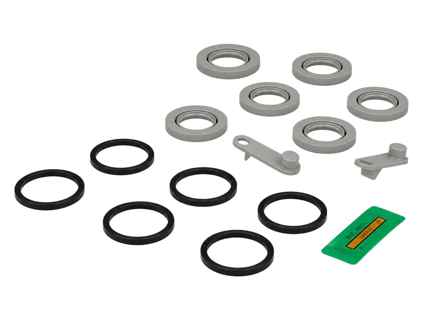 Kit di guarnizioni per pinze freno anteriori ad alte prestazioni da 28 mm, 30 mm e 32 mm. Porsche 997 GT3 / GT3 RS / GT2 / GT2 RS - 95135291700, 99635191500, 95135291701 - 662803