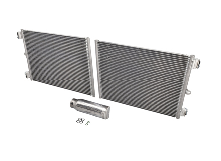 Kit condensatore radiatore aria condizionata (Aria Condizionata). Porsche 992 - 992820411, 992820077Y