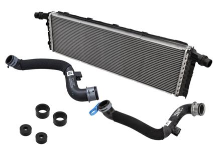 Radiators and pipes replacement kit for Porsche 981 Boxster Spyder 2016 / 981 Cayman GT4 2016 - 99110613801, 99110613802, 98110663890, 98110663990, 99110653701, 99110653802