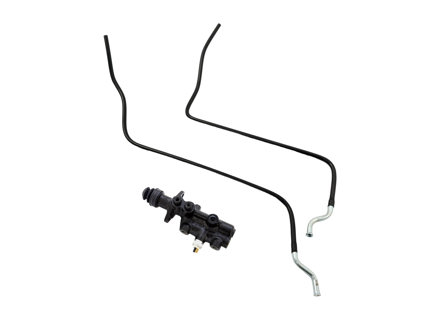 Grote hoofdremcilinder en verbindingsleidingset voor linksgestuurde remmen. Porsche 911 / 912 / 914 - PCG35506100, 90135506100, PCG35506300, 90135506300, 91435506300, PCG35506310, 91135501202, 90161311501