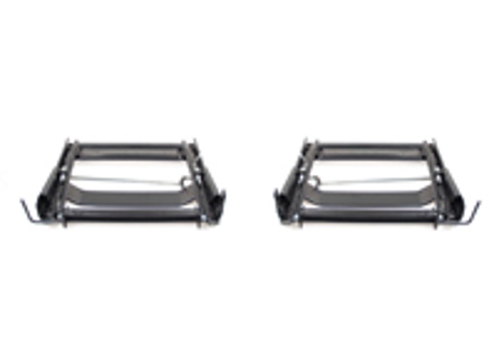 Base sedile ribaltabile S-seat con cursori (COPPIA). Porsche 911 69-73 - 91152106700, 91152106800, 91152148100, 91152148200 - SET11.1.118, SET11.1.139, SET11.1.139, SET111118, SET111139, SET111139