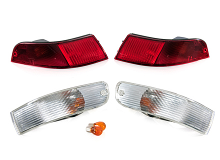 Indicator unit kit, Front and Rear. Porsche 993 - 00004490000, 99363106101, 99363106201, 99363140301, 99363140401, 99363106202