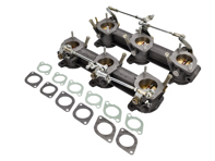 MFI-Drosselklappengehäuse komplett mit Dichtungssatz. Porsche 911 2.4 S / 2.7 Carrera - 91111008510, 91111008610