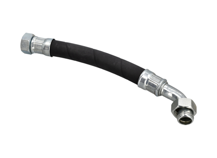 Intake / return pipe thermostat to front oil cooler. Porsche 911 - 91110736100, 91110736101 - 78965, HA DE 47 035