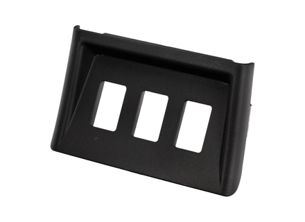Centre console switch housing 3 button type. Porsche 993 - 99363207110, 99363207111, 99363207112, 99363207113, 99363207114, 99363207115, 99363207117, 99363207118, 99363207119, 99363207120