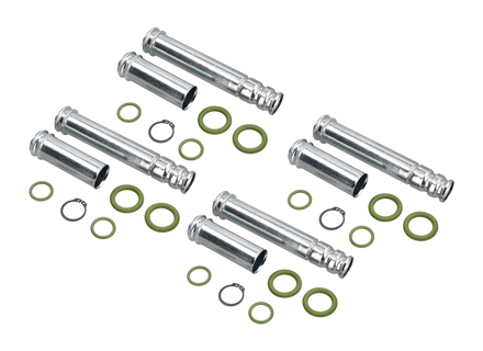 Collapsible oil tubes, SET OF 4. Porsche 911 / 964 / 993 - 93010704001, 1613701400, 90110735101