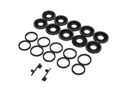 Front Seal and Dust Cover Kit for 10 Piston Brake Calipers. Porsche 958 / 9YA Cayenne / 971 / 976 Panamera / 9J1 Taycan - 95835131300 - 227004
