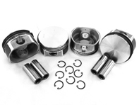 Piston set, Flat top 90x66mm. Porsche 914 - VW9000T4FP