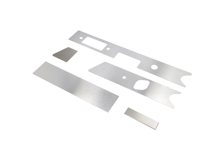 Dashboard aluminium facia trim set LHD. Porsche 911 / 912 - 90155204152 - 1689807610, 1689807710, 1689807810
