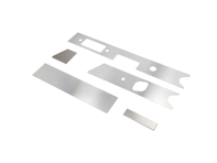 Dashboard aluminium facia trim set LHD. Porsche 911 / 912 - 90155204152 - 1689807610, 1689807710, 1689807810
