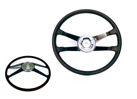 Volant cuir 390 mm. Porsche 911/912/914 65-73 / 356B/C - 90134708110 - 9340000
