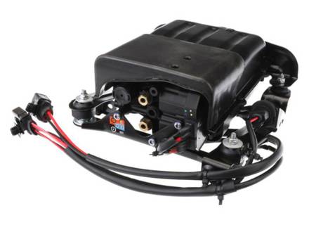 Compresor para ajuste del nivel de la suspensión neumática. Porsche 970 Panamera - 97035815126, 97035815125, 97035815124, 97035815123, 97035815122, 97035815108, 97035815107, 97035815109, 97035815110, 97035815111, 97035815112, 97035815113, 97035815114, 97035815127, 97035815128 - URO-019833
