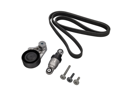 Full Pulley & Belt Kit - Tensioner, Bracket, Pulley, Drive Belt & Mounting Bolts - for Porsche 997-2 Carrera 2009-2012 - 9A110221100, 9A110221101, 9A210221100, 9A110221200, 99907357901, 94810283900, 94810226100, 99907341101, 9A700803500, 99907324609, 99907324602, 99907341201, 9A110221601, 0PB903308, PAF008361, PAF008362, 0PB903317