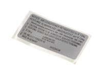 R134a空调改装贴纸。适用于保时捷911/964/944/928 - 96470114102 - PAKK2