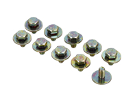 Juego de 10 tornillos M6x12 para chapa del motor (cubierta y protector del ventilador). Porsche 911 / 964 / 993 Carrera y Turbo 1978-1998 - 99907503902, 99907503901, 9990750390C, 99914300408, 99914300401 - 1504, JG.750.39