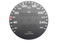 Speedo Scale For Conversion From Miles To Km/H. Porsche 911 1984-89 - 93064150800 - 911886-031