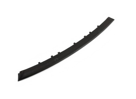 Front Bumper Upper Centre Disc Grille, Satin Black. Porsche 958 Cayenne 2010-17 - 958505973009B9, 958505973009B, 995850597300G2L - POR958505973009B9#F