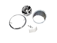 Set fari, kit sciolto, con bordo cromato, senza vetro. Porsche 911 69-83 guida a sinistra - 91163111300, 1695100900