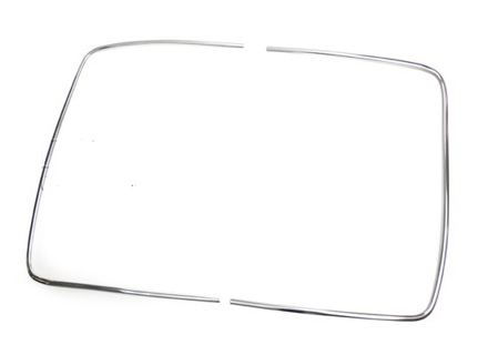 Achterruitlijst, chroom. Porsche 911 / 912 Coupé - 90154591120, 90154591220