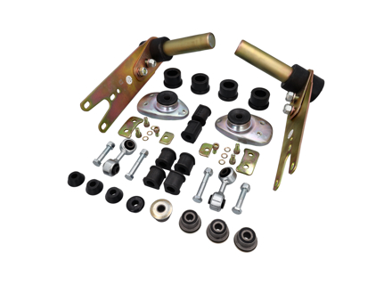 Kit de reconstruction de suspension utilisant des bagues Shore standard. Porsche 911 turbo 1989 G50 - 91134101800, 91134388100, 90133105900, 477411313B, 477411313N, 93033307100, 93033307101, 93033307200, 93033307201, 91134190100, 93034190101, 93034190201, 91133300902, 91133300906, 91133352100, 91150193300, 91150193400, 99952310301, 90006706302, 90006706303, N0101563, PCG01015630, 90008203502, 90091004602, 99908443909, 99908444509, 99908444501