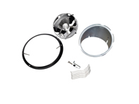Set fari, kit sciolto, con bordo nero, senza vetro. Porsche 911 69-83 LHD (guida a sinistra) - 91163111300