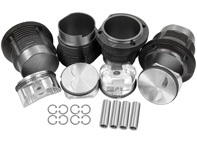 Geschmiedeter JE-Kolben und Liner-Kit 104 mm, 22 mm Pin Stroker. Porsche 914/VW Typ 4