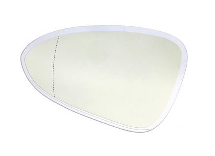 Cristal del retrovisor exterior (asférico), regulable, izquierdo para vehículos con volante a la izquierda. Porsche 971 Panamera / 976 Panamera - 971857521D - ZJ-7143-L