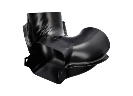 Pièce de distribution du ventilateur de chauffage. Porsche 911 SC - 91121113502 - ENG11.3.106, ENG113106, 63912