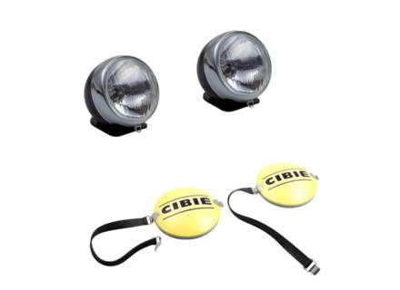Set di fari supplementari con coprilampada stile Cibie, guida a sinistra. Porsche 911 - LTG11.1.107, LTG11.3.105