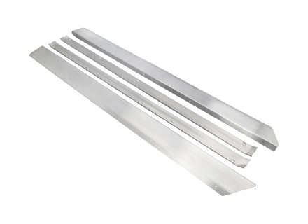 Türschwellen-Seitenschwellerschutz-Set GEFRÄSTE FINISH. Porsche 911 1965-73 - 90155111550, 90155111650 - IA.008.003