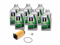 Oil filter service kit with drain plug & Mobil 1 ESP X4 0w-40 for Porsche 718 (982) Boxster / 718C (982C) Cayman - 9A210722500, 99970768540, 0PC115466