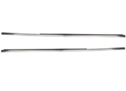 Door outer moulding trim, Chrome. Porsche 911 65-83 Targa / Cabrio - 90153143141, 90153143241