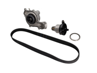 Wasserpumpen-, Riemen- und Thermostat-Einsatzsatz für Porsche 9YA Cayenne / 971 Panamera V6 Hybrid - 9A712101304, 9A712168800, 9A110655900, 0PB121688, 9A790313710, 9A712101303